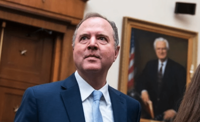 MR Online | Rep Adam Schiff D Calif arrives for a House hearing on September 20 2023 Photo Tom WilliamsCQ Roll Call Inc via Getty Images | MR Online